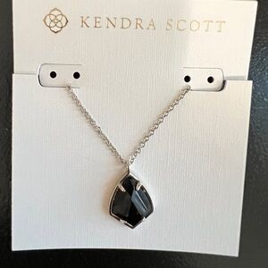 Kendra Scott Cory Necklace Rhod Black